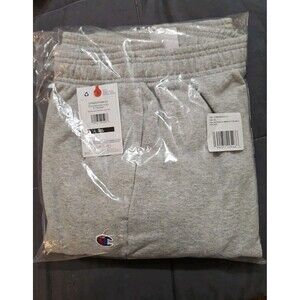 NWT Champion Powerblend Relaxed Bottom Pants Fleece Sweatpants Gray 3XL